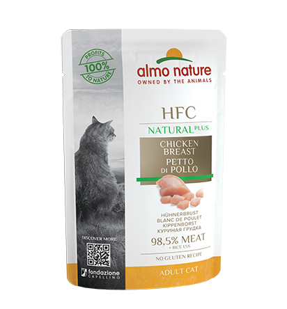 ALMO NATURE HFC NATURAL PLUS CATS 24X55 G CHICKEN BREAST